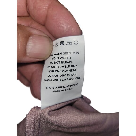 Bloomchic NEW Mauve Plus Size 26 Embroidered Floral Button Down Sleeveless Top‎ - Picture 10 of 10